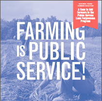 Farming is Public Service report
