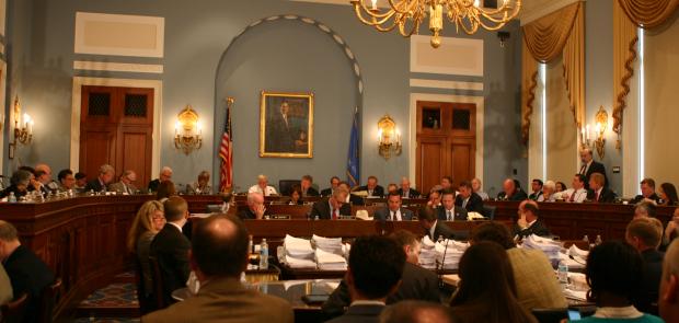 A House Agriculture Committee meeting where the draft Farm Bill was created.  Photo courtesy of Ag Committee web site.