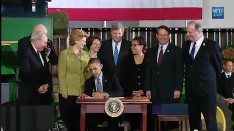 Obama signs farm bill